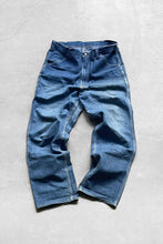 画像をギャラリービューアに読み込む, MADE IN USA 70&#39;S DENIM PAINTER PANTS / INDIGO [SIZE: 34 USED]
