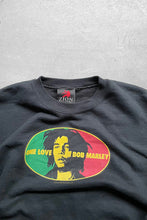 画像をギャラリービューアに読み込む, Y2K 00&#39;S BOB MARLEY SWEATSHIRT / BLACK [SIZE: L USED]
