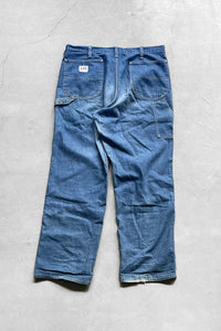 MADE IN USA 70'S DENIM PAINTER PANTS / INDIGO [SIZE: 34 USED]