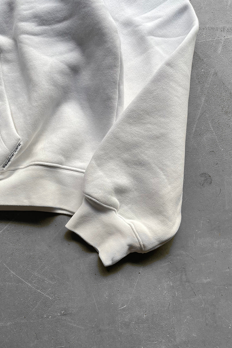 MADE IN PORTUGAL LIPSTICK SWEAT HOODIE / WHITE [SIZE: M USED]