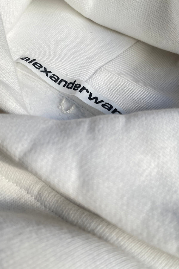 MADE IN PORTUGAL LIPSTICK SWEAT HOODIE / WHITE [SIZE: M USED]
