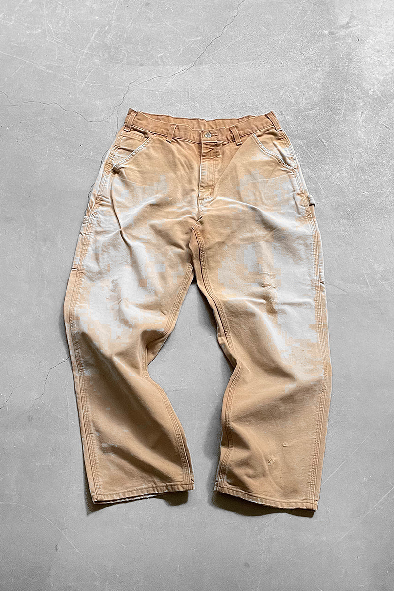 MADE IN MEXICO 19'S DUCK PAINTER PANTS / BEIGE [SIZE: 33 USED]