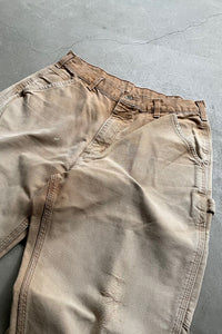 MADE IN MEXICO 19'S DUCK PAINTER PANTS / BEIGE [SIZE: 33 USED]