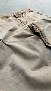 MADE IN MEXICO 19'S DUCK PAINTER PANTS / BEIGE [SIZE: 33 USED]