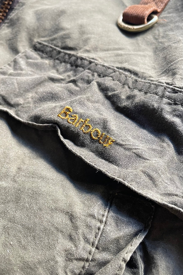 LIGHT WEIGHT 4OZ WAX EDDLESTON ZIP JACKET / OLIVE [SIZE: 38 USED]