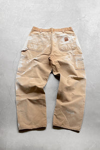 MADE IN MEXICO 19'S DUCK PAINTER PANTS / BEIGE [SIZE: 33 USED]