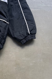 90'S ZIP HOODIE PUFF JACKET / BLACK [SIZE: L USED]