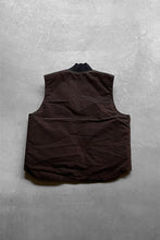 画像をギャラリービューアに読み込む, MADE IN MEXICO Y2K 09&#39;S DUCK VEST / BROWN [SIZE: M USED]
