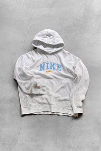 Y2K EARLY 00'S HOODIE SWEATSHIRT / WHITE [SIZE: S USED]