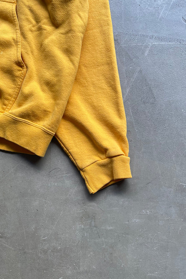 MADE IN MEXICO 90'S ONE POINT LOGO SWEAT HOODIE / YELLOW [SIZE: M USED]