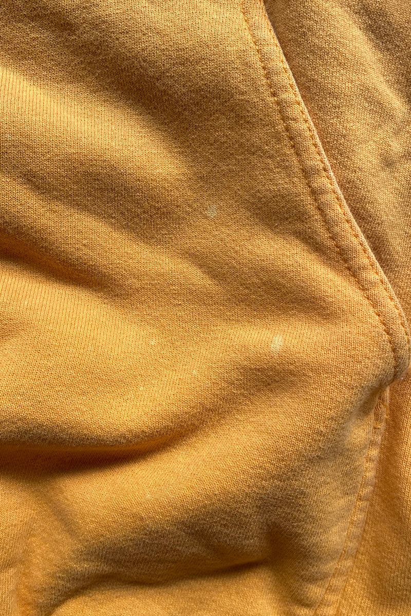 MADE IN MEXICO 90'S ONE POINT LOGO SWEAT HOODIE / YELLOW [SIZE: M USED]