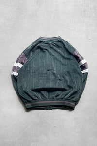 90'S LE CONNAISSEUR VELOUR TRACK JACKET / GREEN [SIZE: M USED]