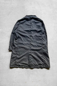 MADE IN ITALY 80'S NYLON COAT / NAVY [SIZE: 54 USED]