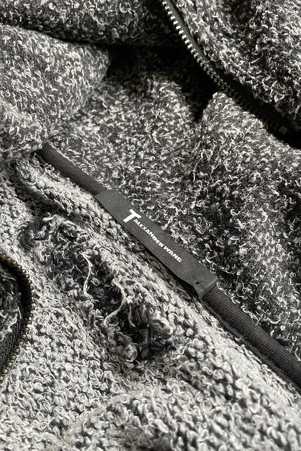 FULL ZIP SWEAT HOODIE / GRAY [SIZE: M USED]