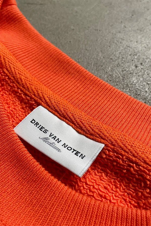 LOOSE FIT SWEATSHIRT / ORANGE [SIZE: M USED]