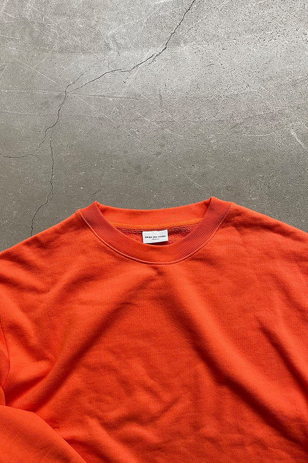 LOOSE FIT SWEATSHIRT / ORANGE [SIZE: M USED]