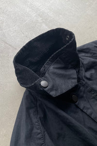 MADE IN ENGLAND BEDALE OIL WAXED JACKET / BLACK [SIZE: 48 USED]