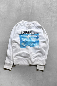 MADE IN PORTUGAL 14AW SUPER LIGHT SWEATSHIRT / WHITE [SIZE: 46 USED]