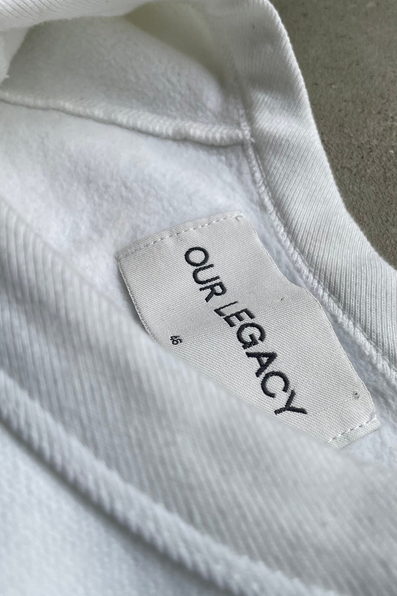 MADE IN PORTUGAL 14AW SUPER LIGHT SWEATSHIRT / WHITE [SIZE: 46 USED]