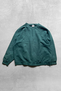 90'S LOGO SWEATSHIRT / GREEN [SIZE: XL USED]