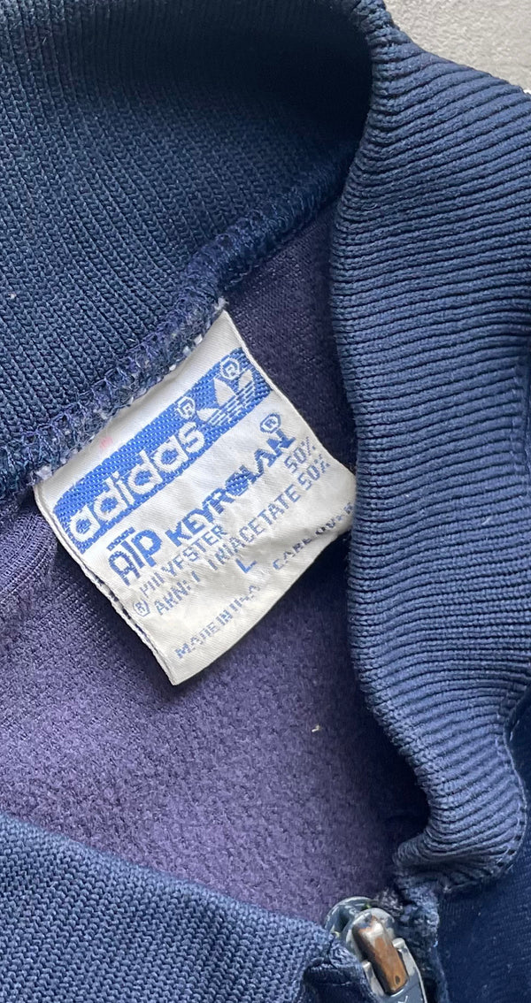 MADE IN USA 70'S ATP KEYROLAN TRACK JACKET / NAVY [SIZE: L USED]