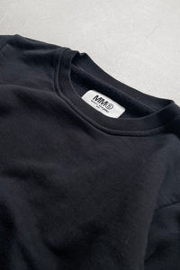 17SS MADE IN ITALY CUT OFF SWEATSHIRT / BLACK [SIZE: XS USED]