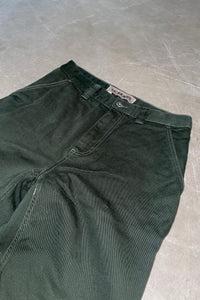 MADE IN PORTUGAL '44! DENIM PANTS / GREEN [SIZE: 30 USED]