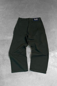 MADE IN PORTUGAL '44! DENIM PANTS / GREEN [SIZE: 30 USED]