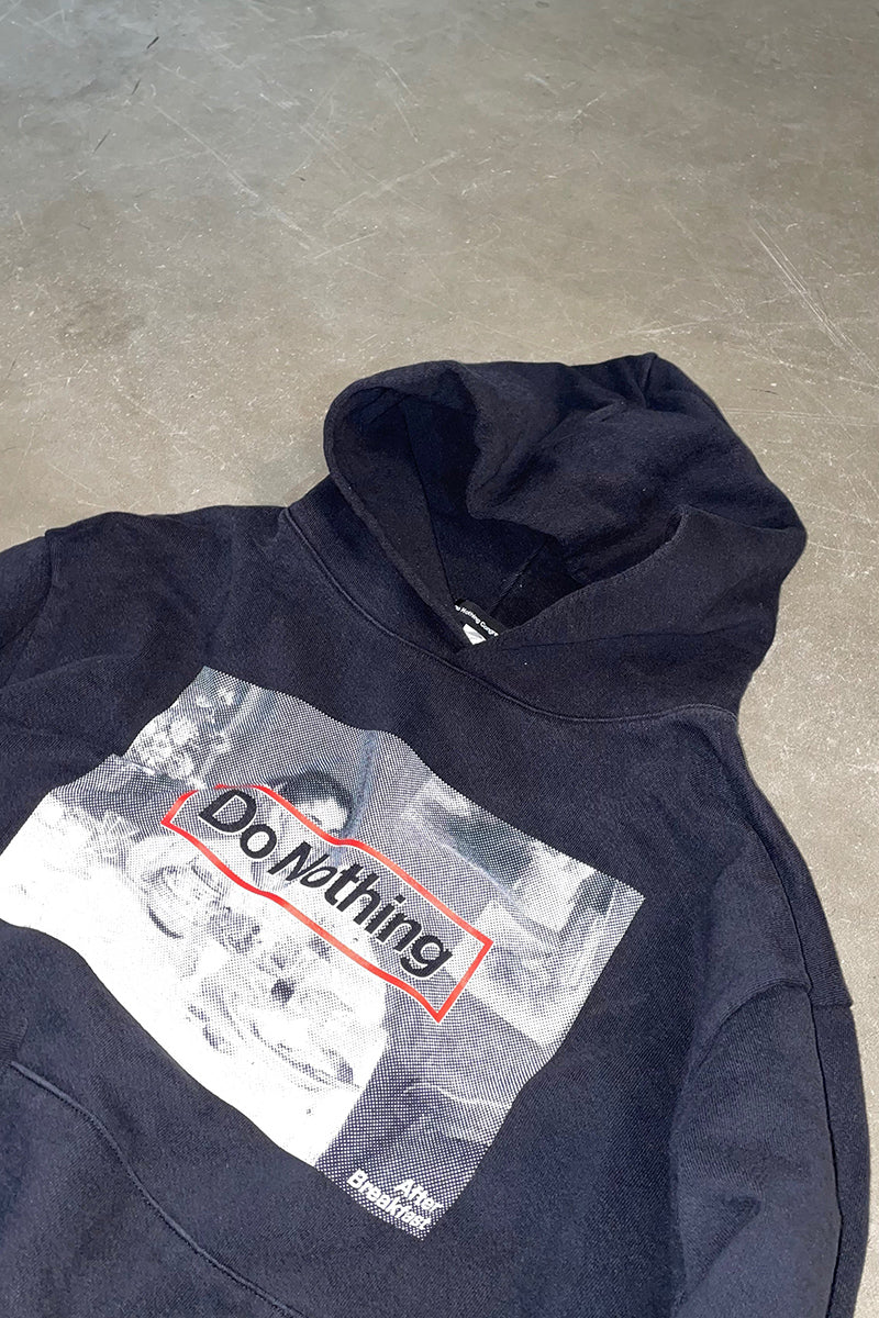 MADE IN USA AFTER BREAKFAST SWEAT HOODIE / BLACK [SIZE: L USED]