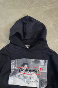 MADE IN USA AFTER BREAKFAST SWEAT HOODIE / BLACK [SIZE: L USED]