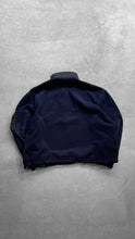 画像をギャラリービューアに読み込む, MADE IN USA 90&#39;S HALF ZIP FLEECE JACKET / NAVY [SIZE: XL USED]
