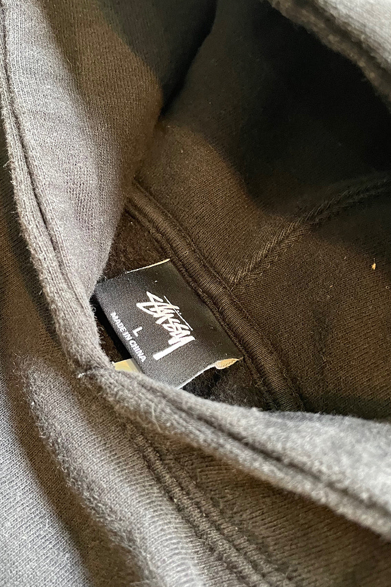 17AW LOGO SWEAT HOODIE / BLACK [SIZE: L USED]