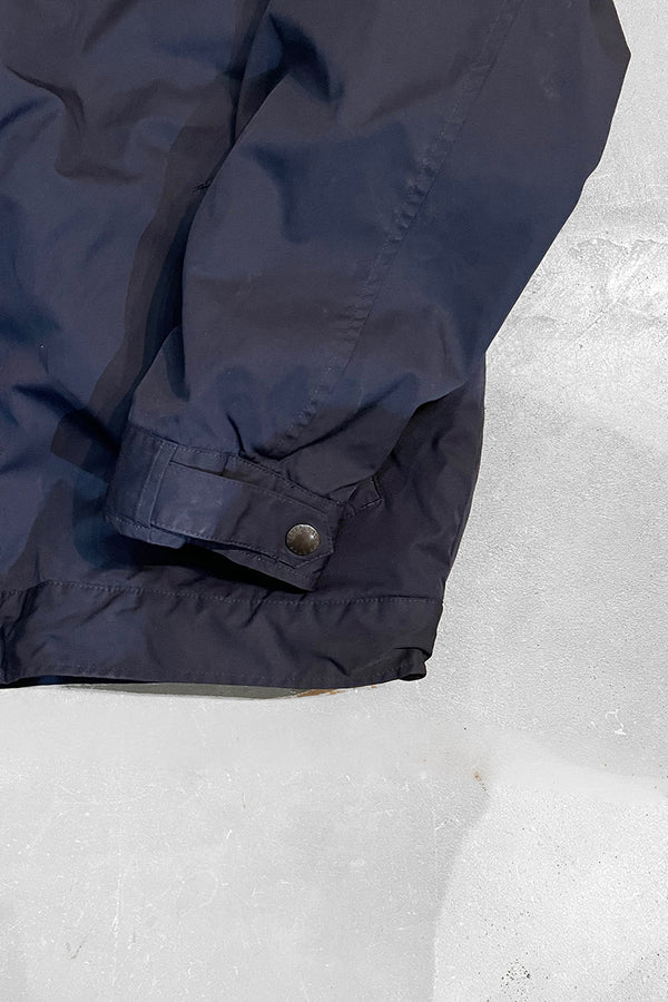 90'S INNER FLEECE ZIP JACKET / NAVY [SIZE: L USED]