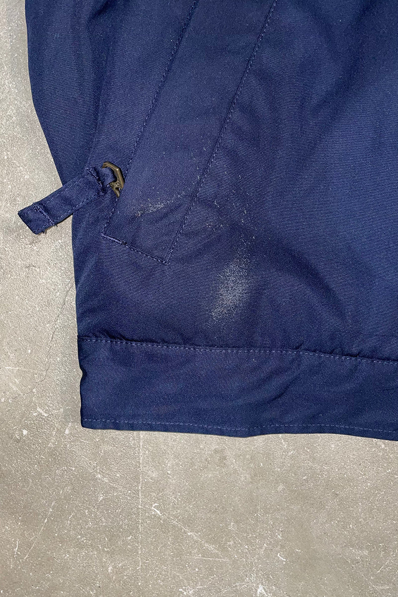 90'S INNER FLEECE ZIP JACKET / NAVY [SIZE: L USED]