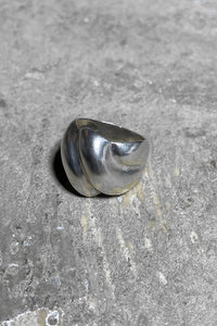 925 SILVER RING / SILVER [SIZE: 17号相当 USED]
