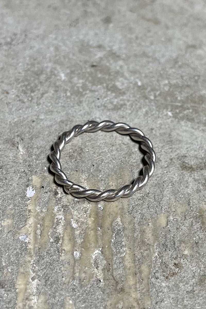 925 SILVER RING / SILVER [SIZE: 15号相当 USED]