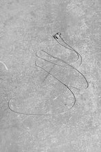 画像をギャラリービューアに読み込む, MADE IN ITALY 925 SILVER SNAKE CHAIN NECKLACE / SILVER [SIZE: ONE SIZE USED]
