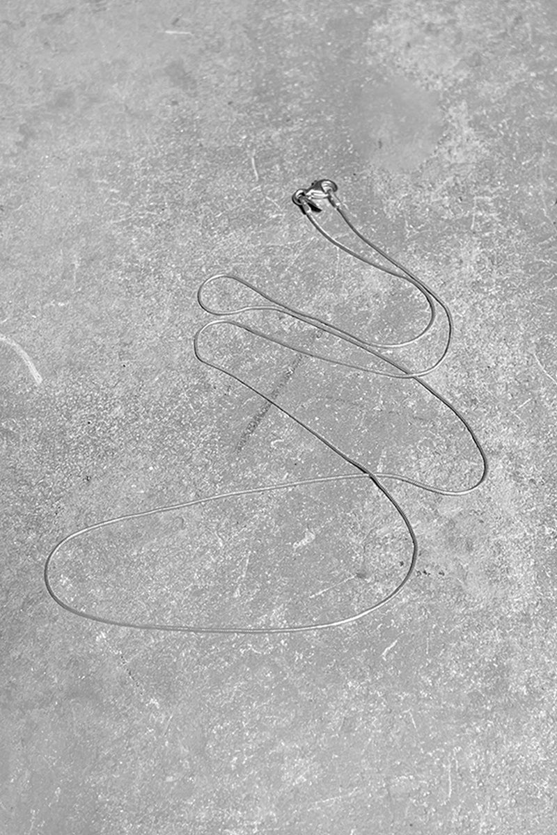MADE IN ITALY 925 SILVER SNAKE CHAIN NECKLACE / SILVER [SIZE: ONE SIZE USED]