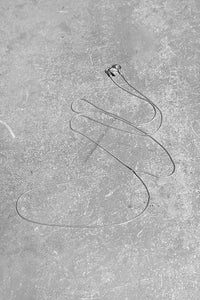 MADE IN ITALY 925 SILVER SNAKE CHAIN NECKLACE / SILVER [SIZE: ONE SIZE USED]