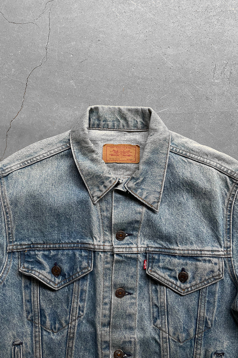 MADE IN USA 90'S 70506-0214 4TH TYPE DENIM JACKET / INDIGO [SIZE: 40 USED]