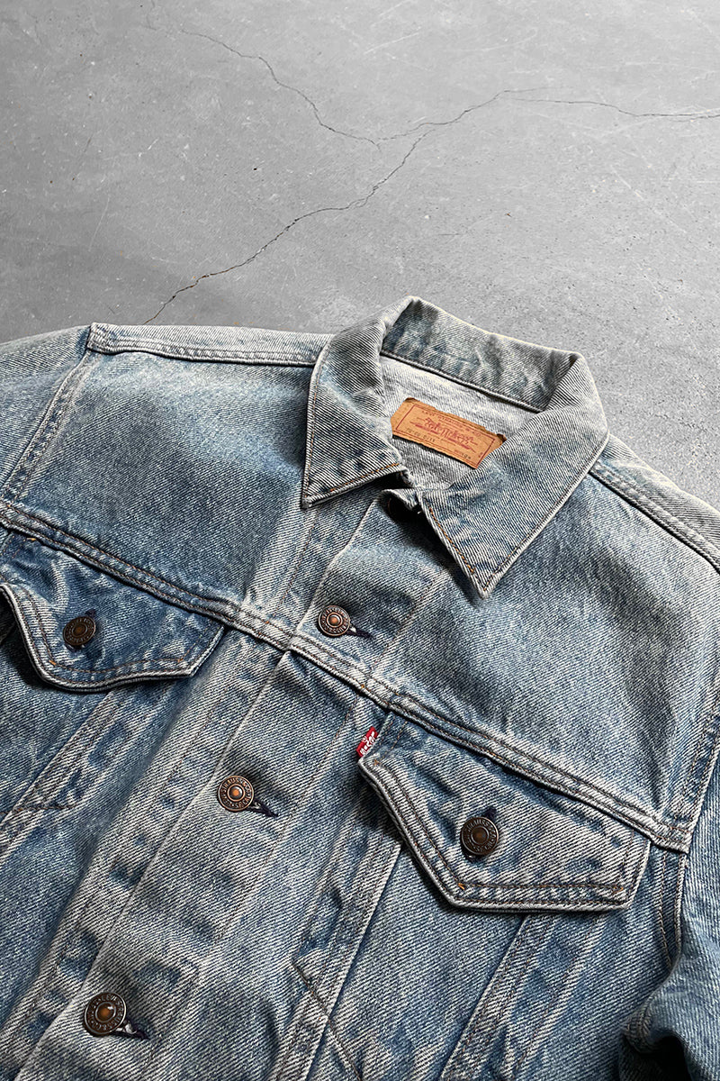MADE IN USA 90'S 70506-0214 4TH TYPE DENIM JACKET / INDIGO [SIZE: 40 USED]