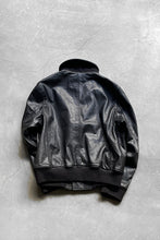 画像をギャラリービューアに読み込む, MADE IN USA Y2K 09&#39;S LIMITED EDITION LEATHER FLIGHT JACKET / BLACK [SIZE: XL USED]
