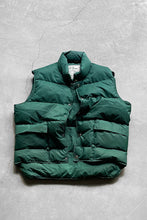 画像をギャラリービューアに読み込む, 60&#39;S GOOSE DOWN VEST / GREEN [SIZE: L USED]
