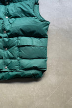 画像をギャラリービューアに読み込む, 60&#39;S GOOSE DOWN VEST / GREEN [SIZE: L USED]
