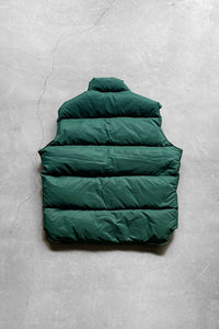 60'S GOOSE DOWN VEST / GREEN [SIZE: L USED]