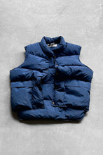 画像をギャラリービューアに読み込む, 70-80&#39;S GOOSE DOWN VEST / NAVY [SIZE: L USED]
