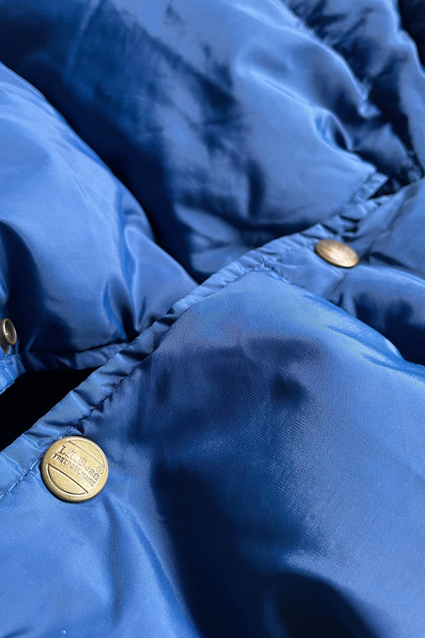 70-80'S GOOSE DOWN VEST / NAVY [SIZE: L USED]