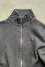 画像をギャラリービューアに読み込む, MADE IN ROMANIA MERINO WOOL DRIVERS KNIT SWEATER / NAVY [SIZE: M USED]
