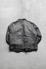 画像をギャラリービューアに読み込む, LAMB LEATHER RIDERS JACKET / BLACK [SIZE: M	 USED]
