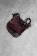 画像をギャラリービューアに読み込む, 60-70&#39;S LEATHER DUFFEL SHOULDER BAG AUTOMATIC TALON ZIP / BROWN [SIZE: ONE SIZE USED]
